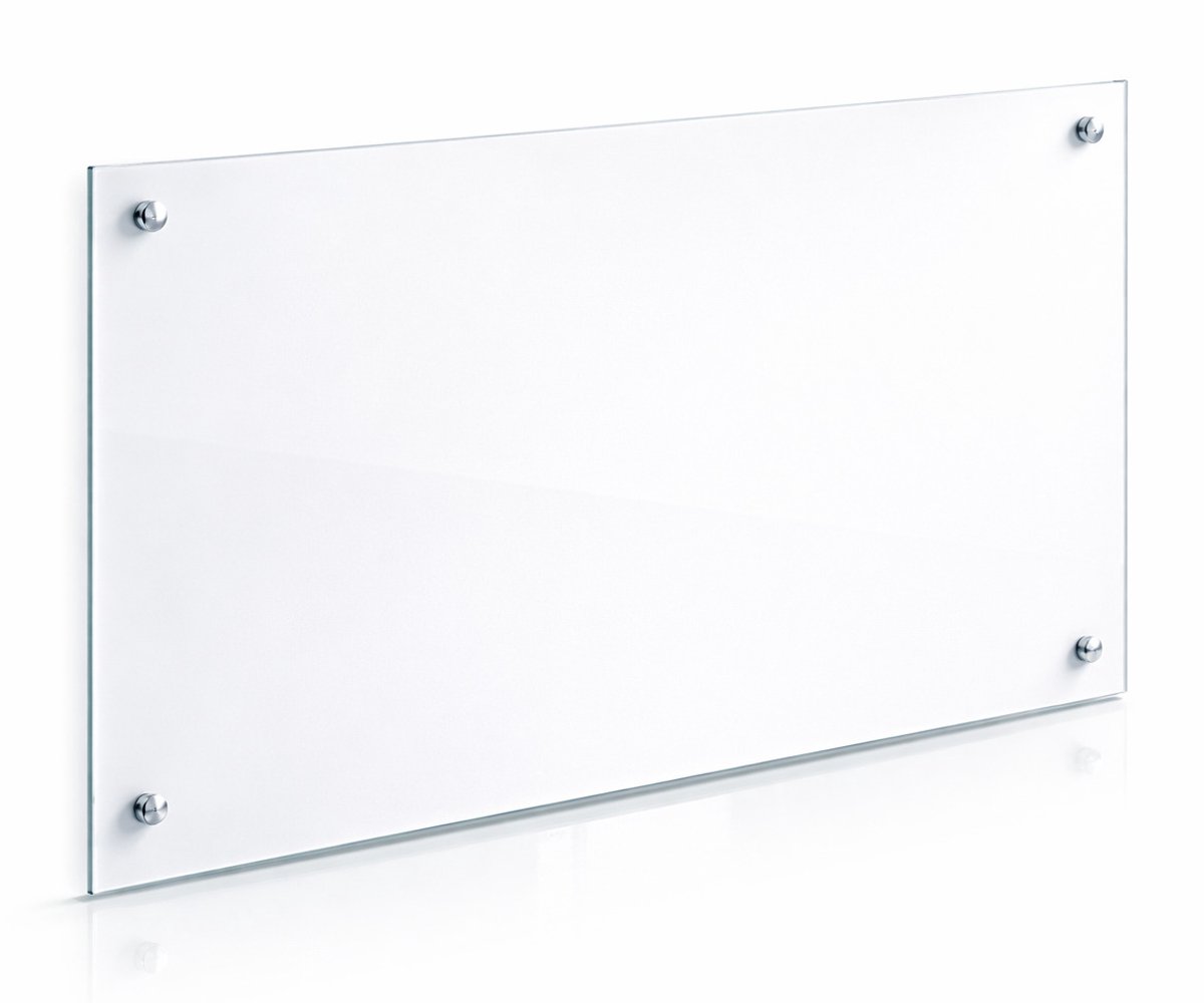 VCM Küchenrückwand Spritzschutz – ESG Hartglas 115 x 60 cm, Fliesenspiegel, Herdspritzschutz und Wandschutz für die Küche - Esilo