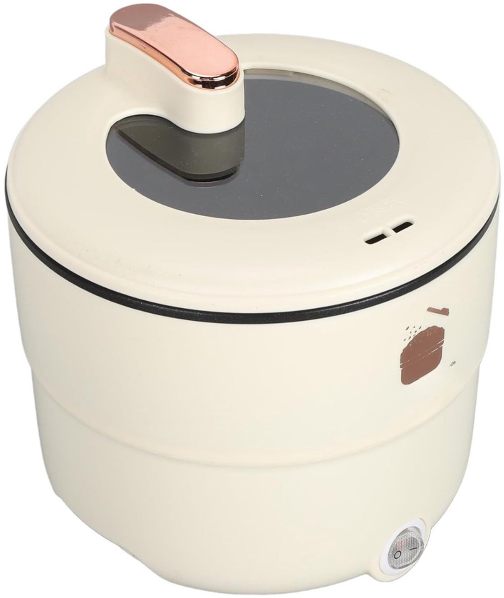SAVI® Rijstkoker klein - Rijstkoker - Rijstkokers - Wit - 17cm x 15cm x 5cm