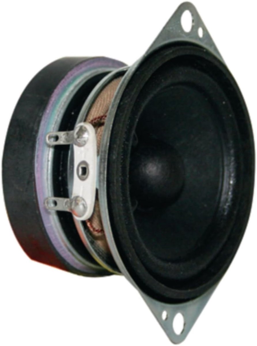 Breedband Luidspreker - Full-range Speaker - Muziek Weergave - Speciaal Ontworpen Mand - 5 cm - Zwart