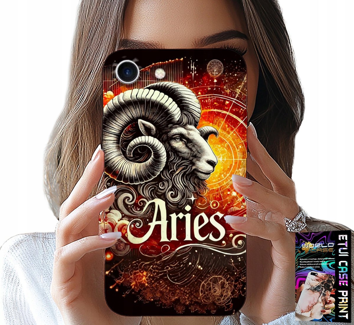 HOESJE VOOR IPHONE SE / SE2 - STERRENBEELD, STEENBOK, ASTRONOMIE