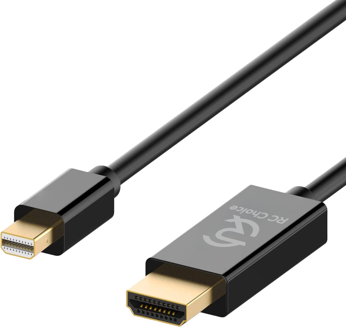 Mini DisplayPort naar HDMI Kabel - 4K 60Hz - 1.8 Meter - Mini DP Male naar HDMI Male