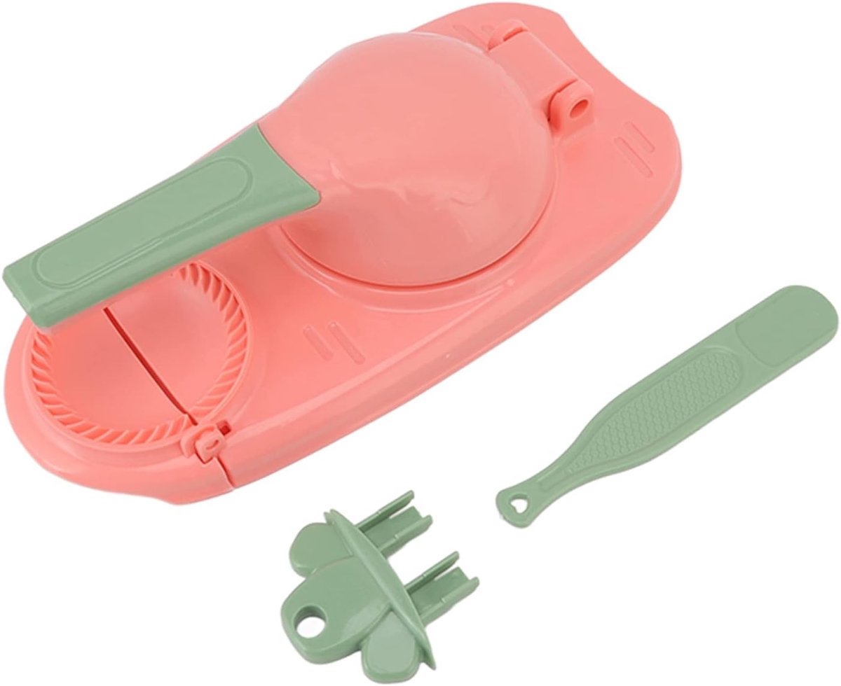 Dumpling Maker - Deegvormer - Snel Gyoza Maken - Tijdbesparend 2-in-1 Ontwerp - Ca. 244g - Roze