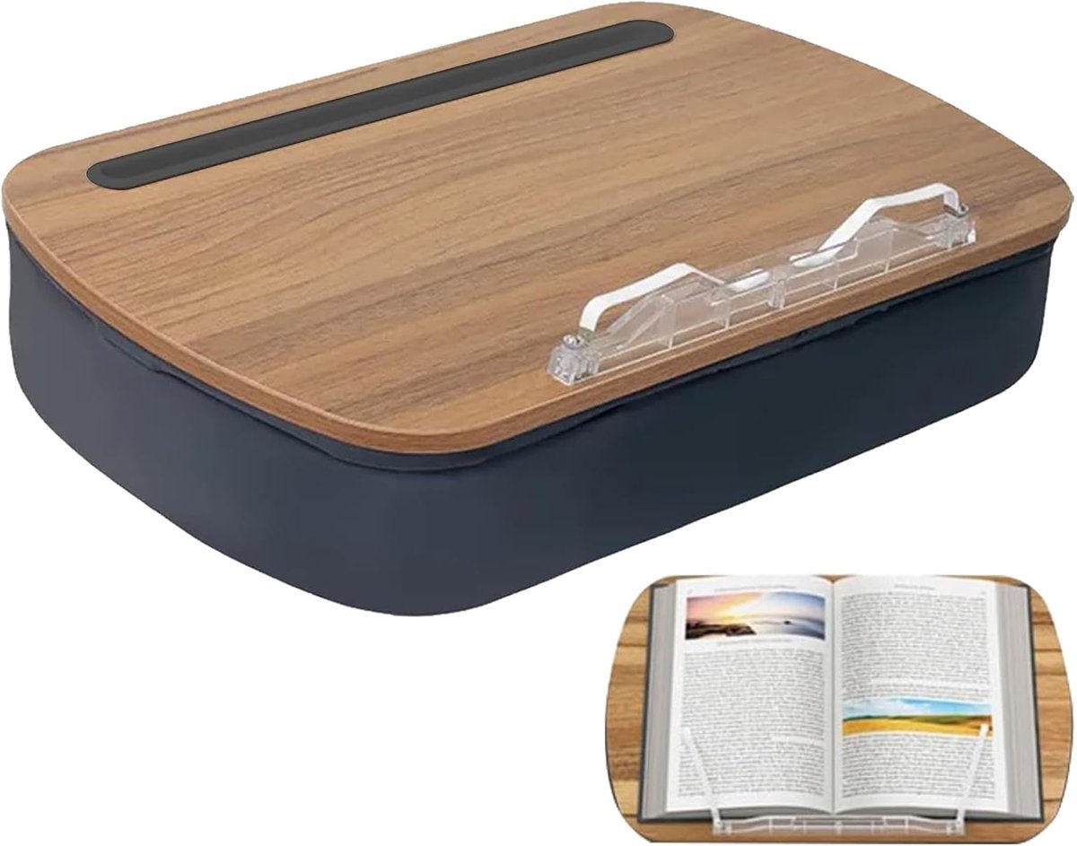Gepolsterde leesstandaard - Leeskussen teksthouder - Comfortabel lezen - Verstelbare hoek - 43 x 27.8 cm