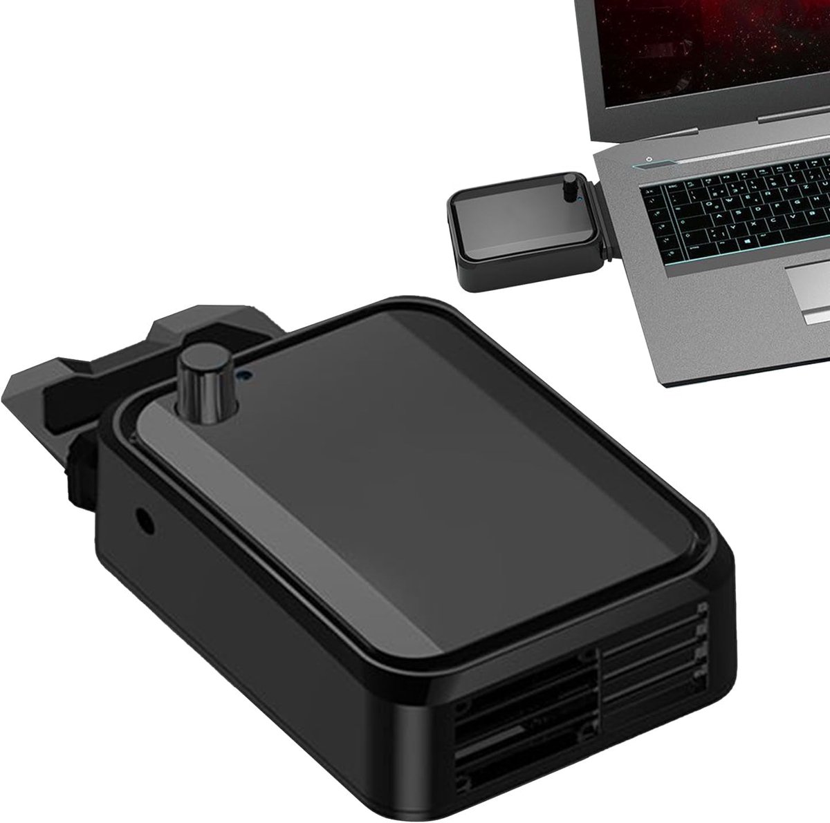 Laptopkoeler - Ventilator - Intensief Gebruik - Lucht Uitstotend - 169x44x79cm - Zwart