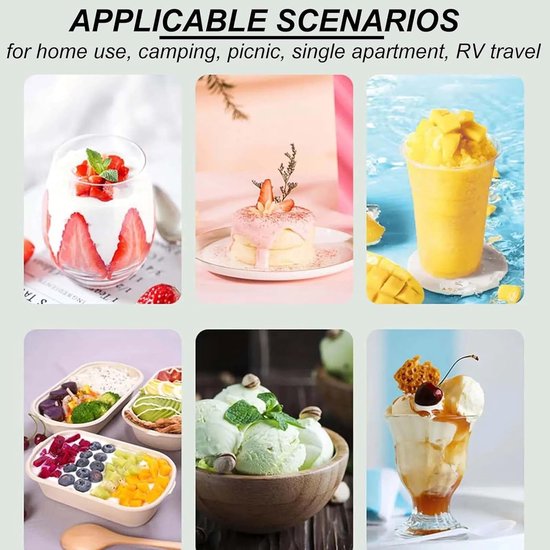 Automatische ijsmachine - Dessert maker - Zelf ijs maken - Geen voorbevriezing - 300ml capaciteit — afbeelding 3