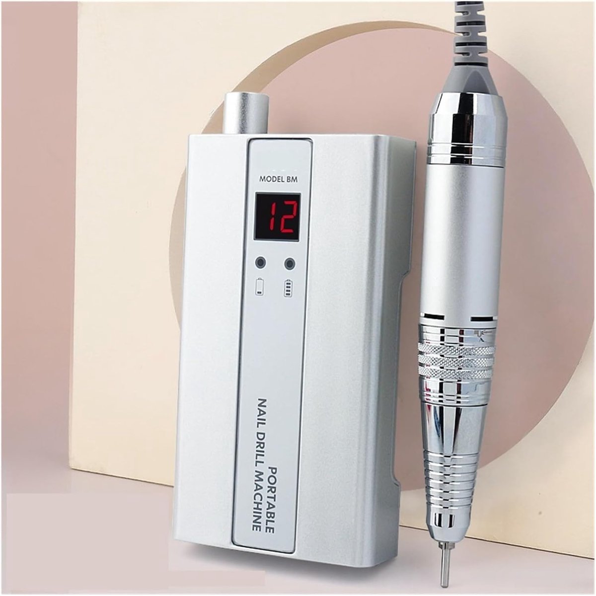Elektrische Nagelboor - Manicure Machine - Nagel Vormgeven - 25000 RPM Snelheid - Wit