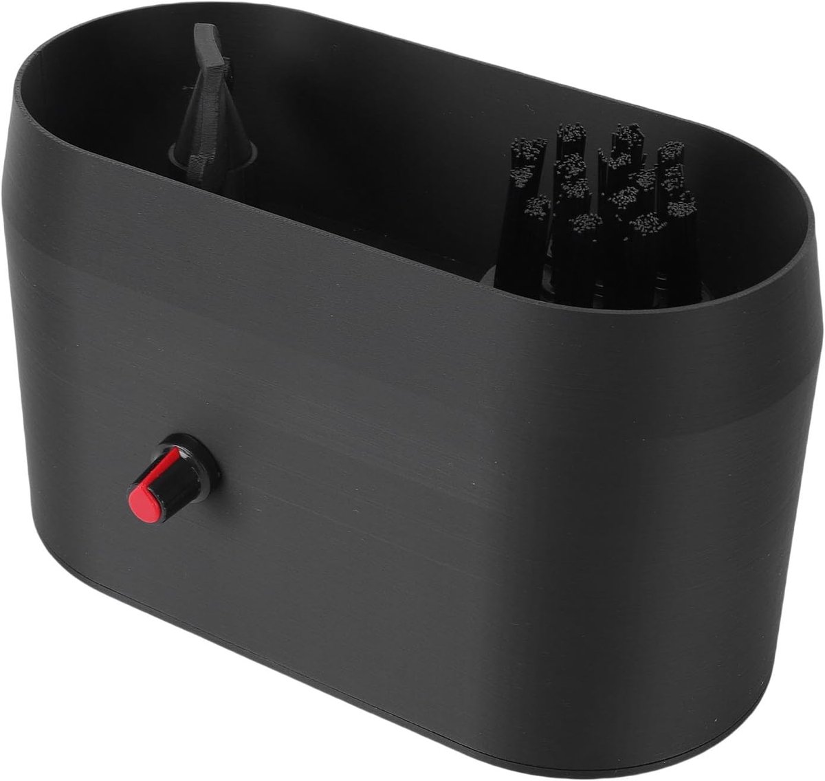 Reinigingsdoos Koffiefilter - Koffie Accessoire - Espresso Onderhoud - Morsvrij Ontwerp - 18x115cm - Zwart