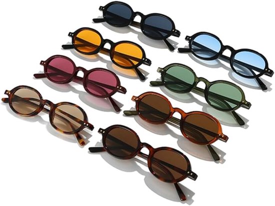 Zonnebril - Dameszonnebril - Stijlvol klein ovaal - Luxe zonnebril - Vintage met studs - UV400-bescherming - Veelzijdige stijl, perfect voor zomervakanties, zwart — afbeelding 2