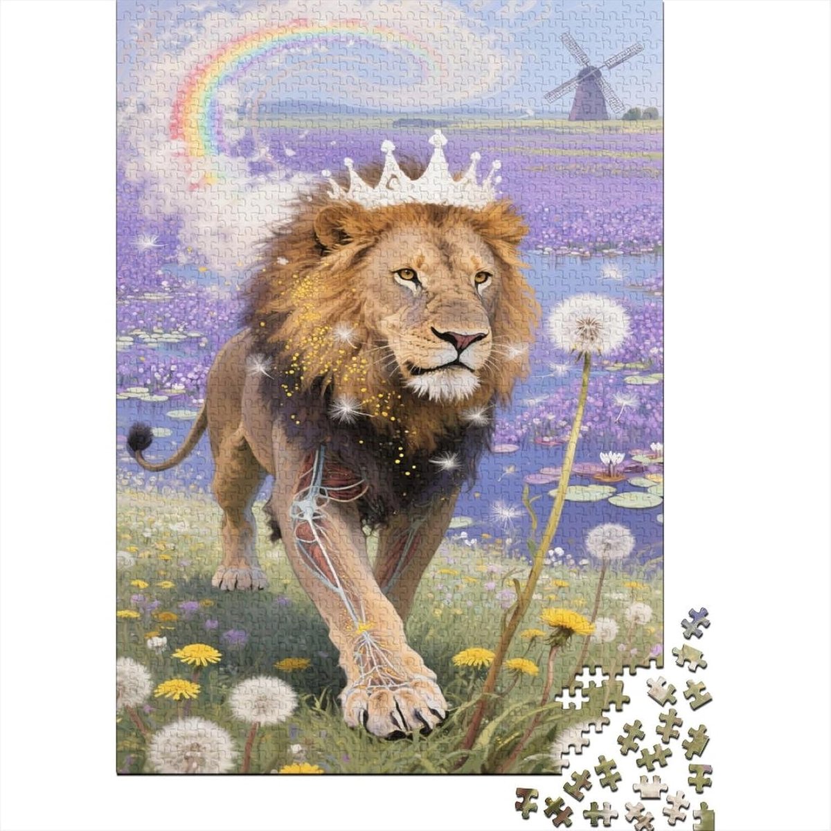 Puzzel 1000 stukjes - Legpuzzel Vloerpuzzel - Ontspanning Thuis - Premium Gerecycled Karton - 75 x 50 cm
