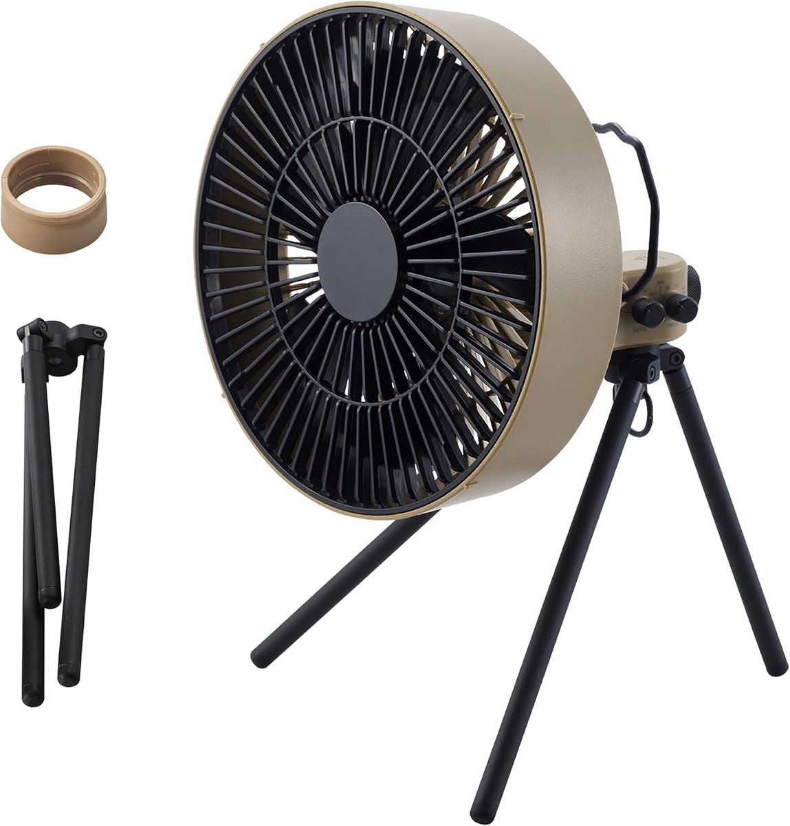 Outdoor Camping Ventilator - Draagbare Ventilator - Kamperen Buiten - 4 Snelheden Natuurlijke Wind