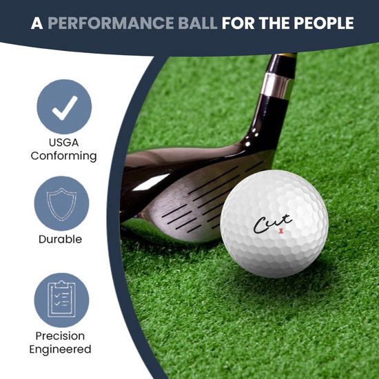 Golfballen - Urethaan Ballen - Golf Driving - 4-delige Constructie - 12 Stuks - Wit — afbeelding 3