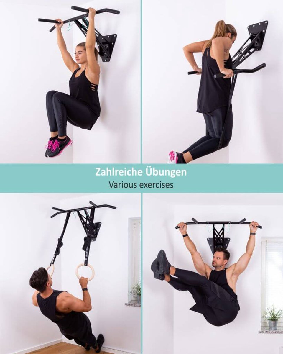 PULLUP & DIP Steel - Mobiele Pull-up & Dip Stang - Binnen & Buiten Gebruik - Voor Bomen, Palen & Muren - Inclusief 35+ Oefeningen eBook thumbnail 2