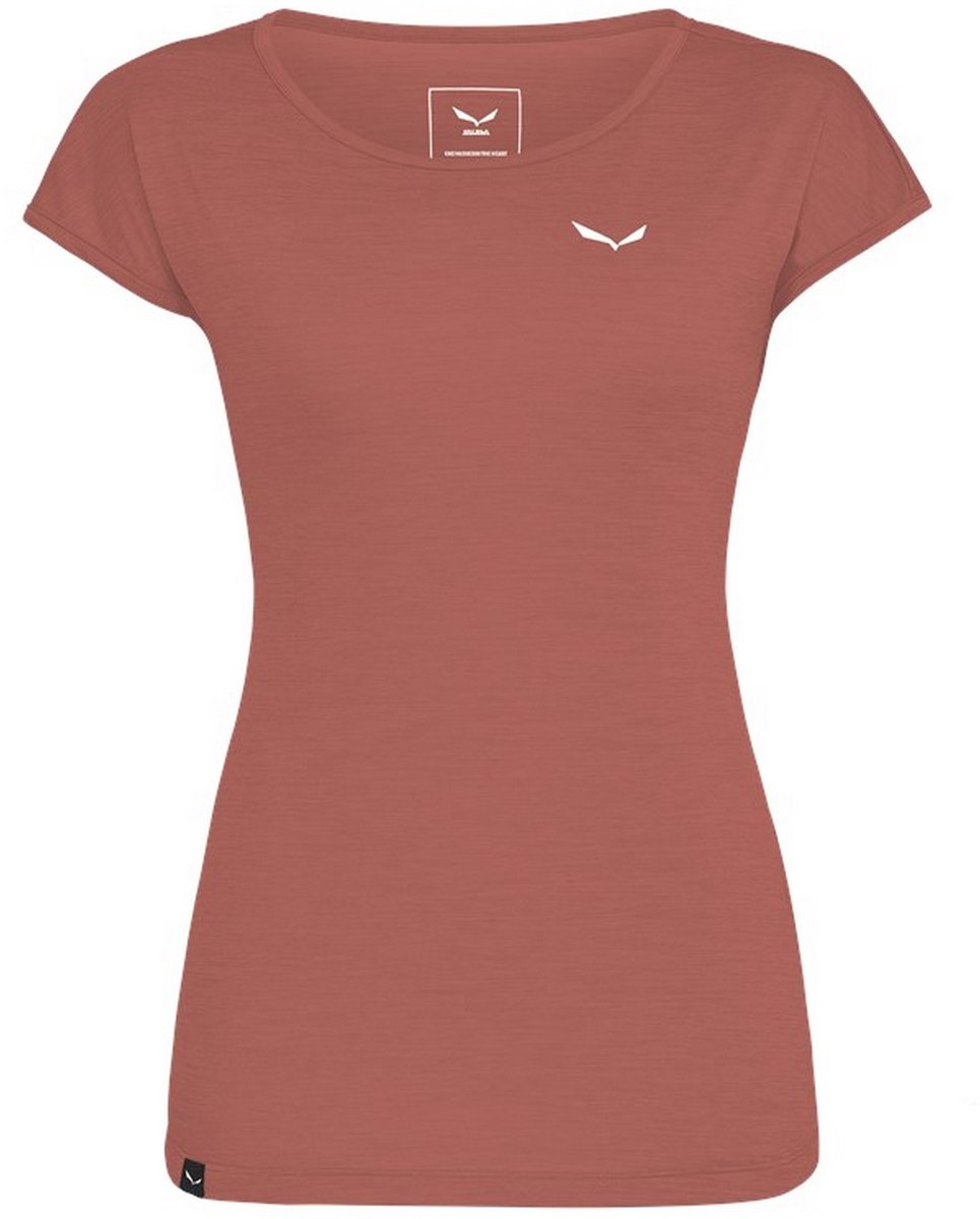 SALEWA T-SHIRT PUEZ MELANGE DRY 00-0000026538_1986 r Roze