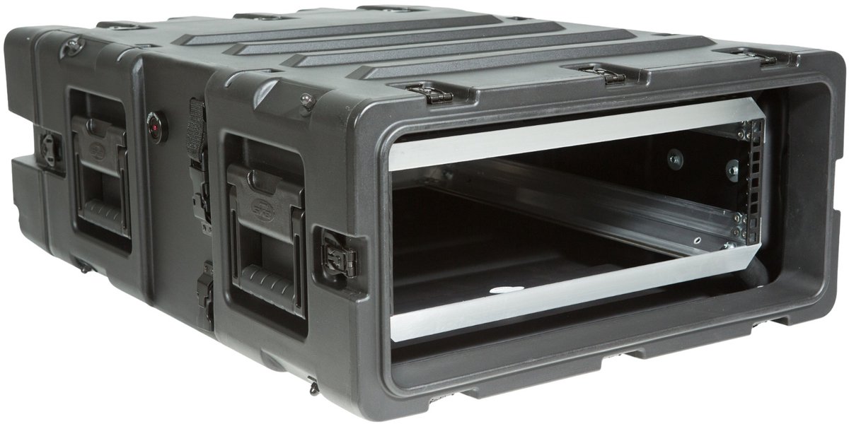 SKB - 3RS Series - 3U Niet-Verwijderbare Shock Rack - Zwart - 24-inch diep