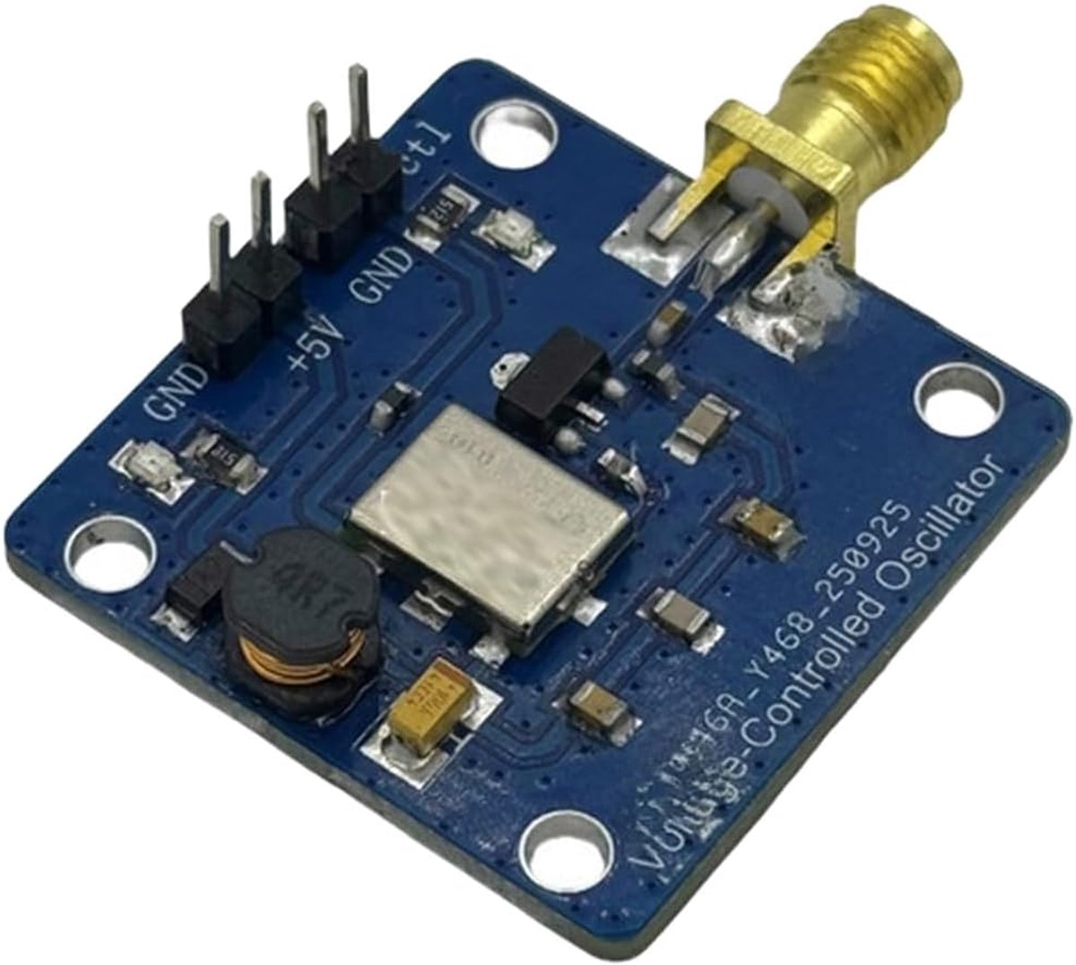 Oscillator Module - RF Signaalbron - Signaal Generatie - Voltage Gestuurd - 2.4GHz - Blauw Zilver