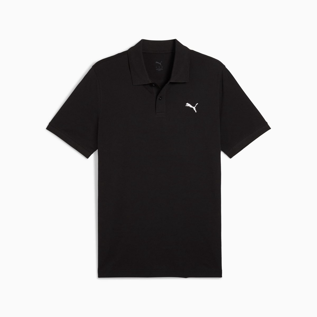 Heren Puma Ess Pique Polo T-shirt 2xl XXL Zwart