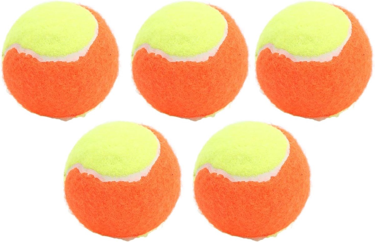 Elastische Tennisballen - Stuiterballen - Zwembad Strandspellen - Waterdicht en Drijvend - 6 Cm Diameter - Oranje
