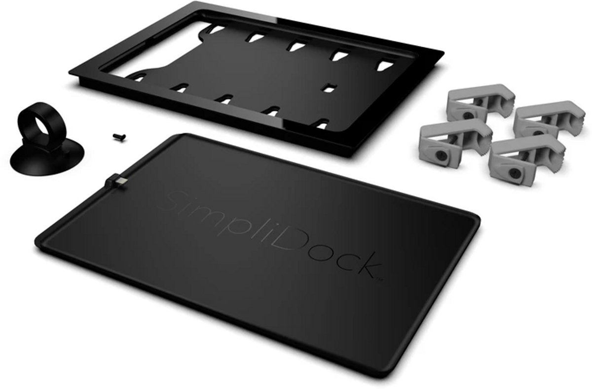 iPad 10.2 inbouw wandhouder Zwart