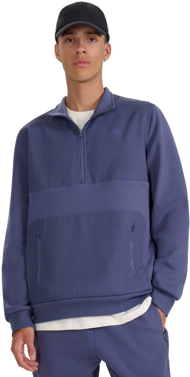 4F Sweater Heren Denim - Maat S