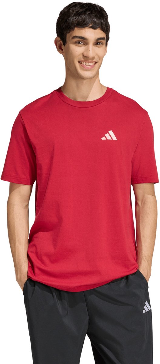 adidas T-shirt Heren Outdoor Mountain Biking Graphic Rood