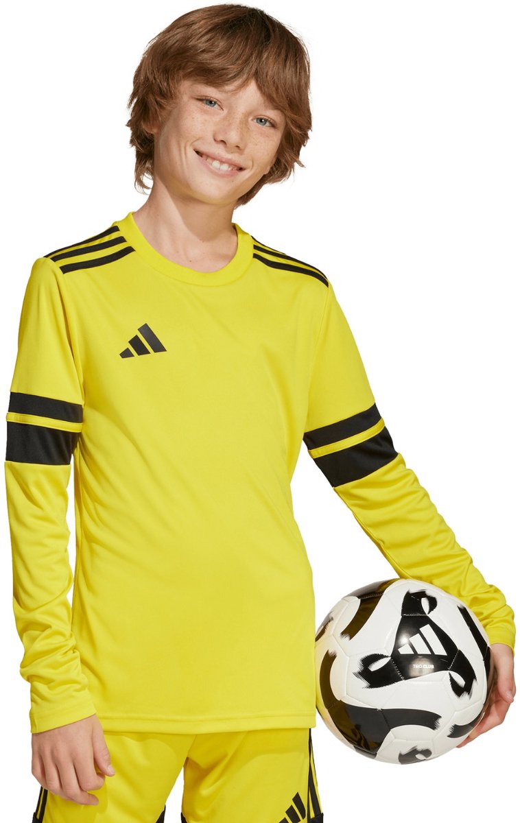 adidas T-shirt Kinderen Squadra 25 Long Sleeve 164cm Geel