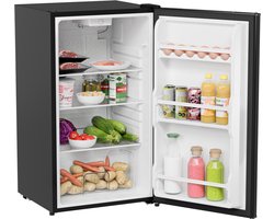 KitchenBrothers Koelkast - 92L - Tafelmodel - IJskast - Frigo - Vrijstaand - Zwart