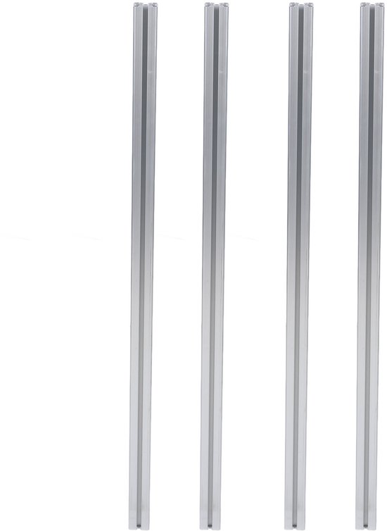 Aluminium Profielen Set 4040 – 100 cm – T‑sleuf Extrusieprofiel – 40x40 mm – Voor 3D‑Printer & CNC