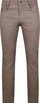 Mac Broek Arne Melange Bruin - Maat W 29 - L 32 - Heren - Five-pocket broek