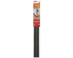 Dubbele deurafdichting schuim 25 mm x 0,95 m grijs – tocht, stof en kou dicht voor houten en tegelvloeren