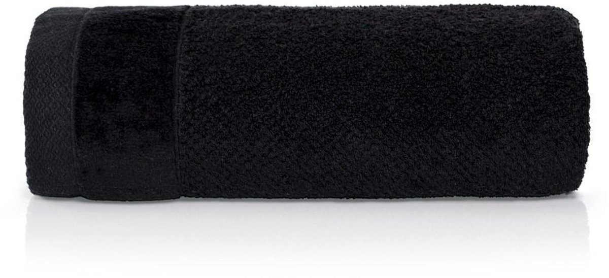 Detexpol Vito Serie - Handdoek - 50x90 cm - Zwart - 550g/m2