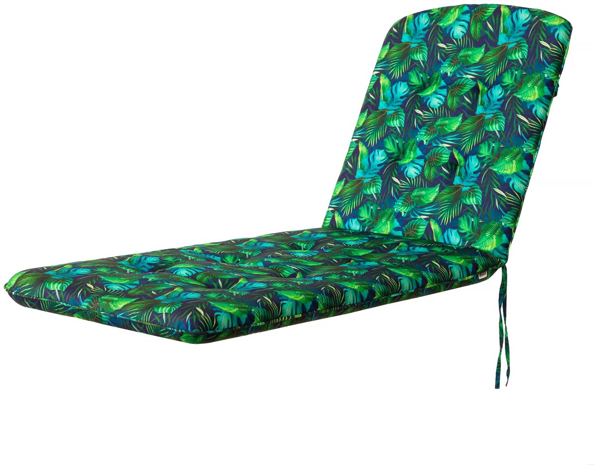 Beatriz Home Comfort - Kussens - Loungekussen - 3D Bladeren - Blauw - Comfortabel