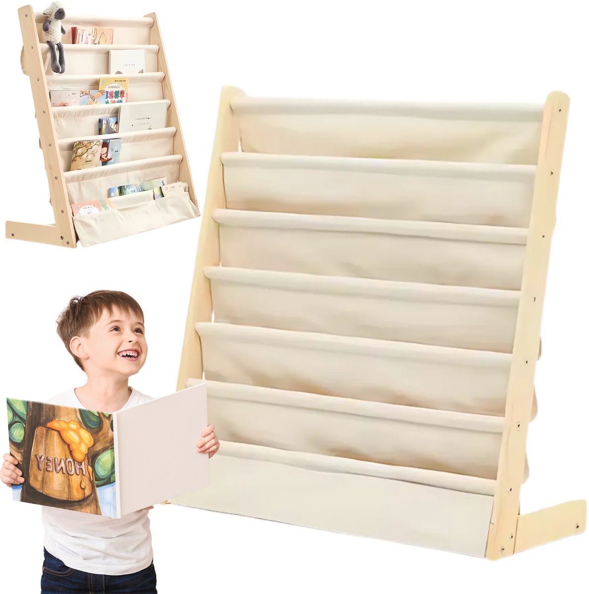 Onbekend Serie - Houten Boekenplank - 75 cm Breedte - Klassiek - Stijlvol