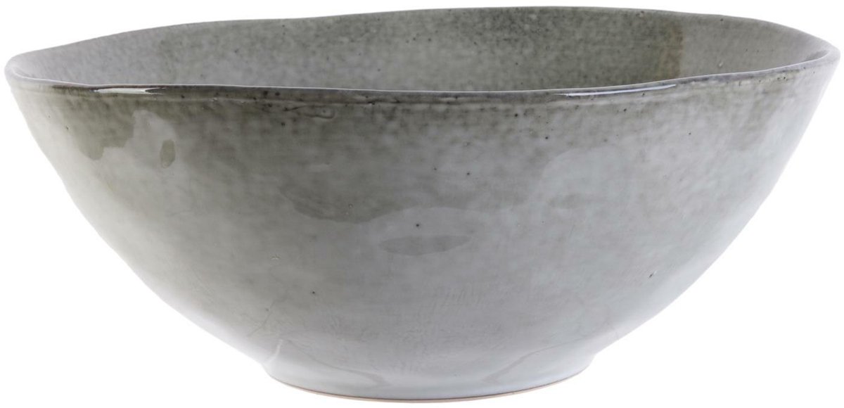 HowHomely Luna Serie - Keramische Saladeschaal - 3L - Grijs - Modern Design