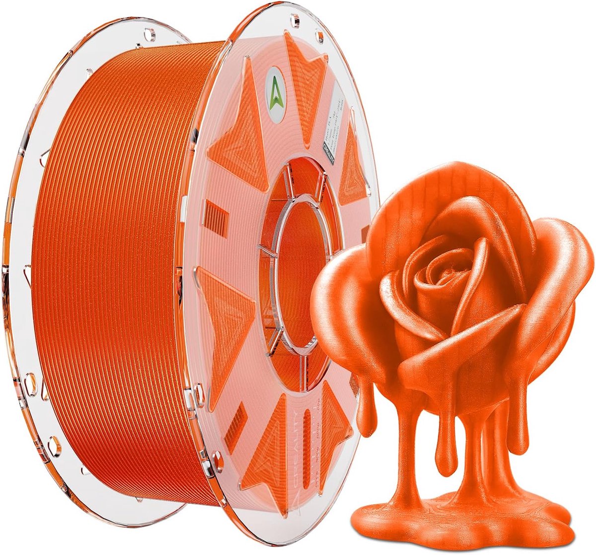 3D Printer Filament - PLA Spoel - Snel Printen - RFID Connectiviteit - 1kg Spoel - Sterrenhemel Oranje