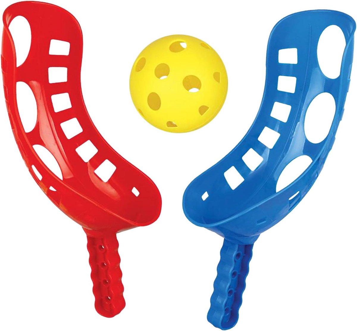Balset met lepel - Werpspel schepbal - Buiten spelen - Draagbaar ABS speelgoed - 36 x 10 x 12 cm