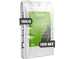 Diatomeeënaarde - Zak van 25 liter - 10 kg - Ultrafijn Natuurlijk Mineraalpoeder - Bodemverbeteraar - 100% Diatomeeënaarde - 100% Puur - Organifer