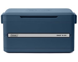 Coleman Snap ‘N Go Blue Sapphire 35QT Inklapbare Koelbox – 33 liter koelbox - Antibacterieel - blauw