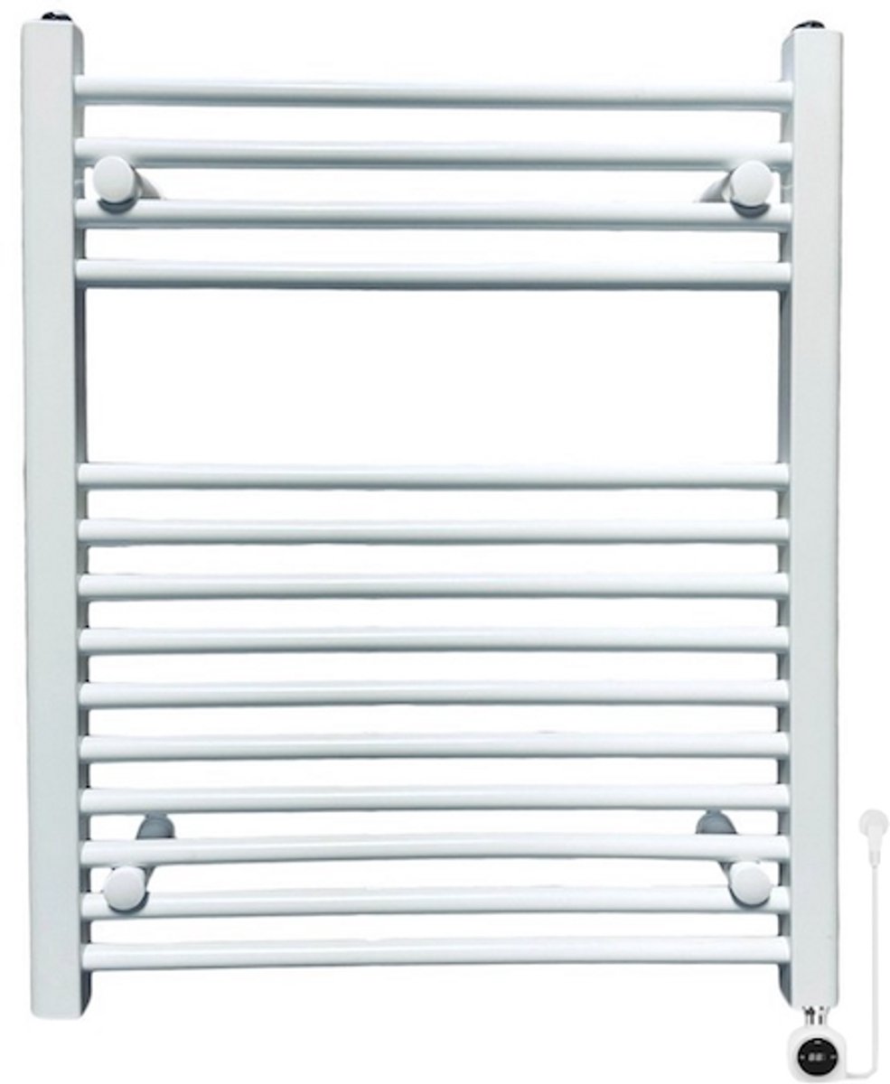 WOON-DISCOUNTER.NL - Lyra 80 x 60 cm - Elektrisch - Wit - Radiator - - 402043
