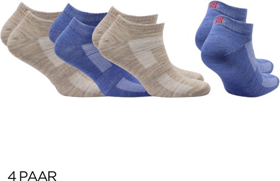 Merino wol Snel Vochtopname Sport en Wandelsokken - 2 paar - Sheldon Low-cut | Norfolk Sokken