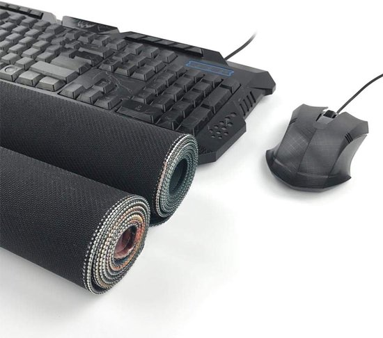 XXL Muismat - Verlengde Desk Pad - Professionele Gaming - 3mm Dikke Basis - 900 x 400 mm - Kosmische Ruimte van Merkloos — afbeelding 5