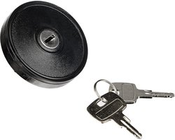 Brandstoftankdop - Afsluitdop Brandstoftank - Voertuig Onderhoud - Vergrendelsluiting - 23.6 x 17.5 cm - Zwart