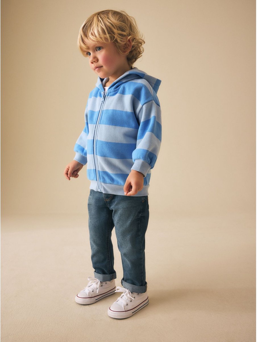 Next - Jongens - Hoodie met ritssluiting - Blauw
