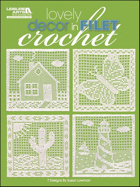 Lovely Décor In Filet Crochet - cover
