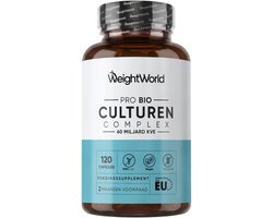 WeightWorld Biotica Complex - 60 miljoen CFU uit 20 verschillende bacteriestammen - Vegan - Gemaakt in de Europese Unie