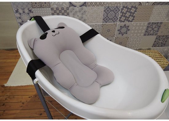 Babybadkussen - Babybadzitje - Universeel bevestigingssysteem - Sneldrooghaak - 0-6 maanden — afbeelding 4