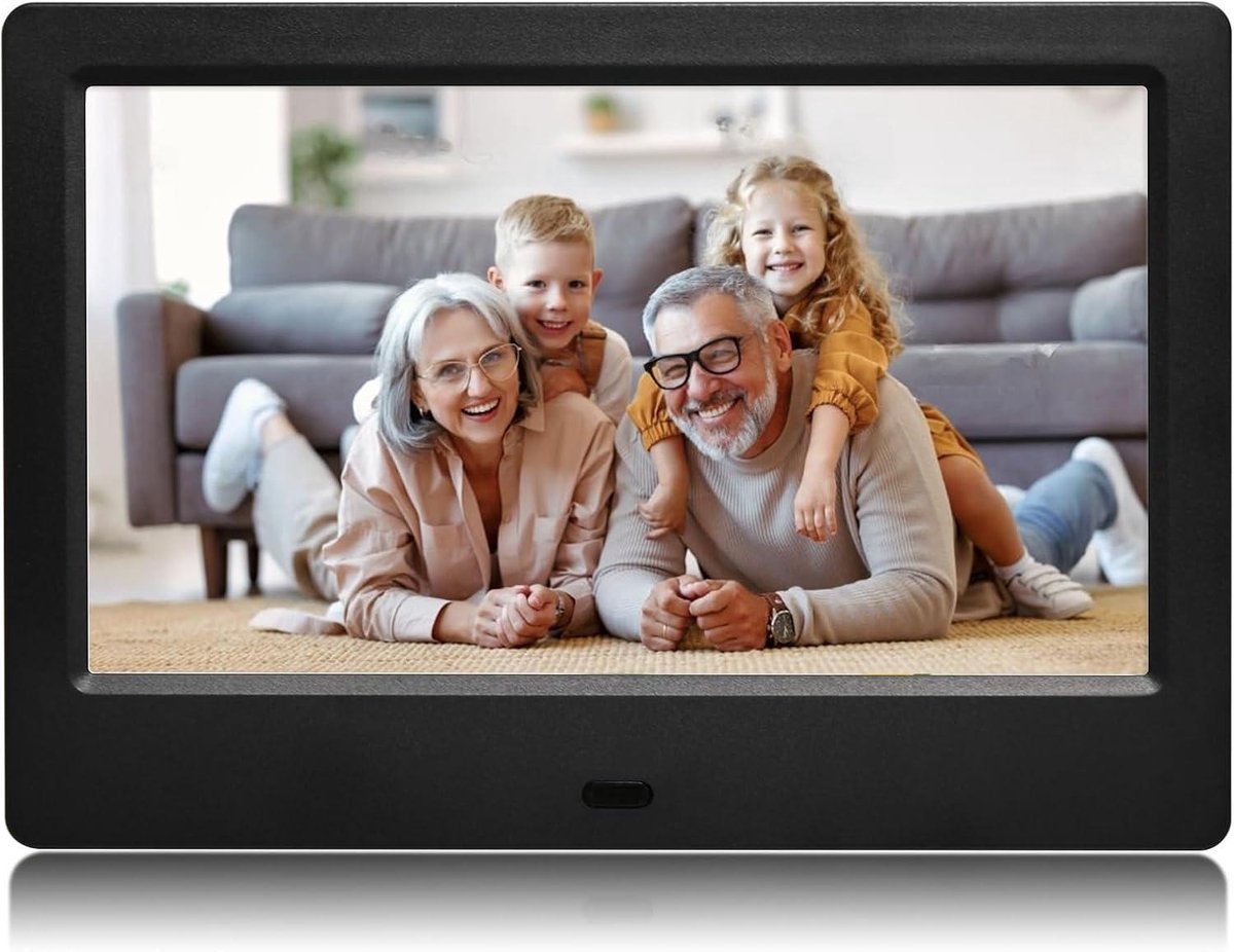 Digital Photo Frame - USB Photo Frame - 7 Inch HD Display - 1 Stuk - Zwart