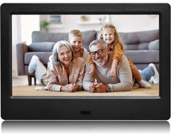 Digital Photo Frame - USB Photo Frame - 7 Inch HD Display - 1 Stuk - Zwart