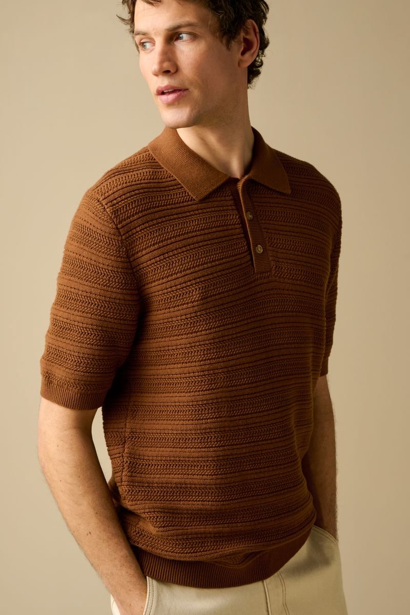 Sissy-Boy - Donkerbruine polo