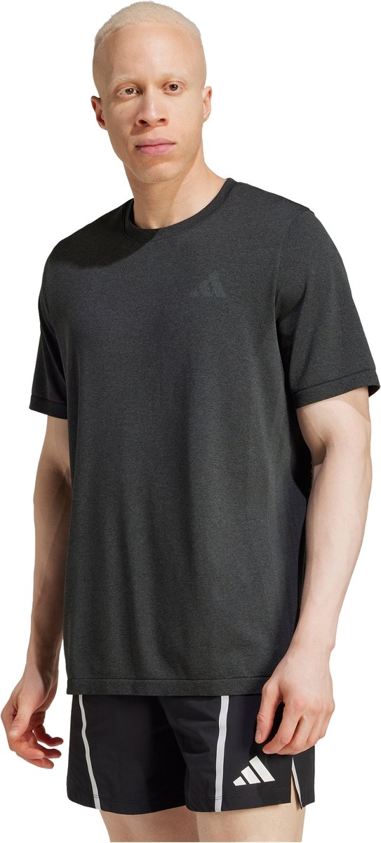 Adidas Performance Train Essentials Structure T-Shirt Heren Zwart