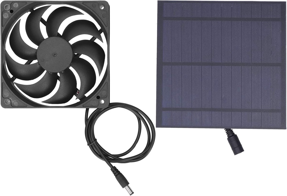 Zonnepaneel Kit - Zonne-energie Paneel - Ventilatie Toepassingen - Monokristallijn Silicium - 5 Watt Vermogen